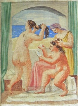 La coiffure 1 1922 Cubismo Pinturas al óleo